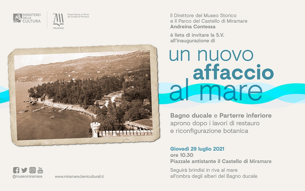 Inaugurazione Parterre inferiore e Bagno ducale